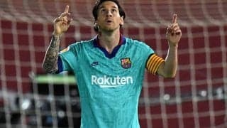 メッシ、再開初戦から新たな偉業！ 12季連続のリーガ20得点達成