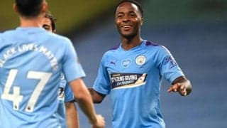 ここにもコロナの影響、シティFWスターリングのゴールが73年ぶりの珍記録に