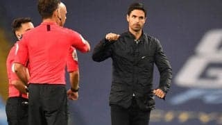 相次いだケガ人、個人のミス、そして退場とアクシデント続きの再開初戦をアルテタ監督が振り返る「全てが本当に難しく始まった」