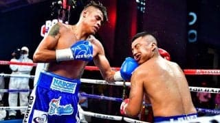 ナバレッテが悶絶右ボディーで6回TKO勝ち　自身27連勝、フェザー級でも着実勝利