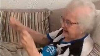 再開プレミアで感動ドラマ　新型コロナから回復、93歳女性ファンの歓喜のダンスに脚光