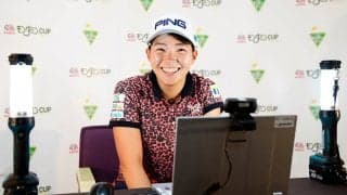 渋野日向子「皆と会えてテンションが上がった」　今季初戦の意気込み語る