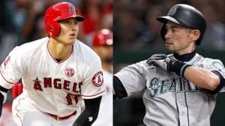 【名珍場面特別編】  逃げるイチロー、追いかける大谷…　“鬼ごっこ”に米ファンも「笑みが止まらない」