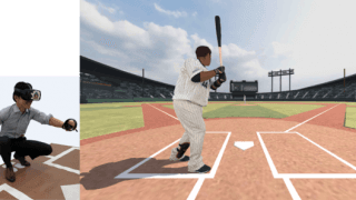 ロッテ選手のプレーを疑似体験できる「VR野球」が千葉県内ドコモショップとスタジアムに登場