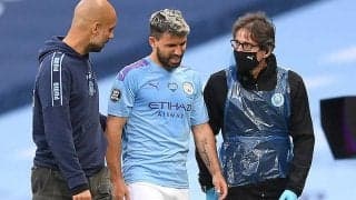 アグエロが左ヒザの手術へ…グアルディオラ監督が前日会見で明かす