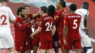 まさに圧倒!　リバプール、パレス戦で自陣ボックスで一度もボールタッチ許さず