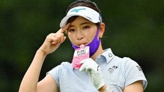原英莉花は開幕4アンダー　紫マスクで好スコア、課題はパッティング「修正したい」