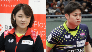 「石垣さんにそっくり」笠原・石垣夫妻に男児誕生　卓球界から祝福相次ぐ