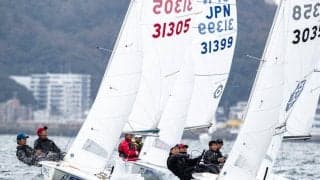 関東スナイプ協会が葉山沖でトレーニングレース実施