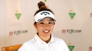 黄金世代の田中瑞希「バーディチャンスにつく回数が多かった」　小柄な飛ばし屋が単独首位浮上