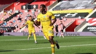 サウサンプトン戦決勝点のエンケティアが喜び…“弟”ウィロックのゴールも祝福