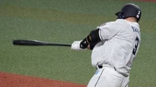 西武山川、今季初の2打席連発！　無観客のスタンドに「どすこい」連発