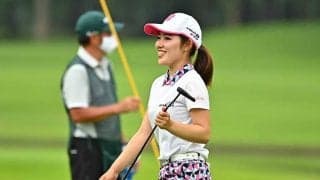 プラチナ世代の20歳古江彩佳、「66」猛チャージの2打差2位に驚き「そうなんですか？」
