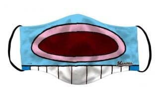 ロッテ、マーくんと謎の魚のクールマスクを受注販売　7月5日まで