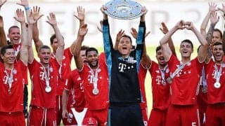 大勝で有終の美飾ったバイエルン、ミュラー「最大の感謝はここにいないファンに捧げる」