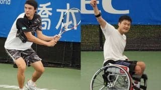 ダニエル太郎と車いすの国枝慎吾による「本気」ラリー！「ガチ感がすばらしい」