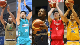 2019－20シーズン B1で最も多くの3ポイントシュートを決めた選手は？