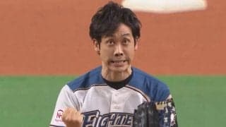 【始球式名場面】大泉洋さんによるファン爆笑始球式　ノーバウンド投球もマウンド上で…
