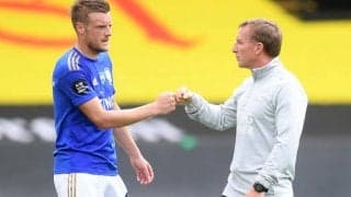 ロジャーズ、パフォーマンス低下指摘されるヴァーディを擁護　「得点力不足はチームの問題」