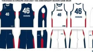 横浜ビー・コルセアーズが新ユニフォームを発表…クラブ創設10周年にあわせ「X」をデザインに反映