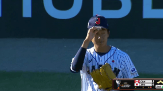 先発・徳山(大阪桐蔭)先制タイムリーを許す【WBSC U-18ワールドカップ スーパーラウンド カナダ戦 】