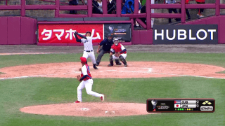 3回裏 安田敬遠の後、清宮が意地の犠牲フライで日本勝ち越し【WBSC U-18ワールドカップ オープニングラウンド キューバ戦】