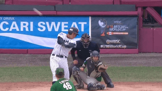 清宮に待望の一発!!ライトスタンドへ高校通算110号HR!!【WBSC U-18ワールドカップ オープニングラウンド 南アフリカ戦】