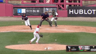 安田(履正社)のタイムリーで追加点【WBSC U-18ワールドカップ オープニングラウンド メキシコ戦】