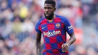 バルセロナ、ユムティティが左ヒザの問題で離脱…