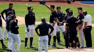 頭部に打球直撃の田中将大、精密検査は「異常なし」　MLB公式が伝える