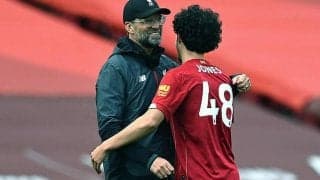 クロップ、PL最多勝ち点記録更新を意識せず　「記録を破るためにスタジアムに来ていない」