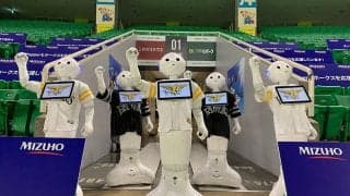 “不気味さ”4倍増し？　鷹が“ロボット応援団”を増強、ペッパー20台に