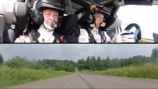 ロバンペラ父、息子カッレのヤリスWRCに同乗し恐怖体験？