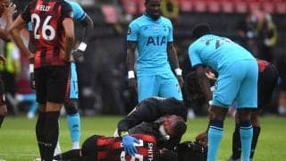 古巣戦で相手DFと激突し意識が飛んだアダム・スミス、「大事に至っていない」とハウ監督が報告