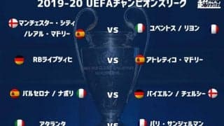 CLベスト8の組み合わせ！ ライプツィヒvsアトレティコ＆アタランタvsPSGが決定