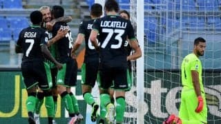 低調ラツィオ、サッスオーロに逆転負けで3連敗…ユーベにプレッシャーかけられず《セリエA》