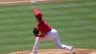【MLB】大谷翔平、初回は3者凡退と上々の立ち上がり　投手復帰2戦目
