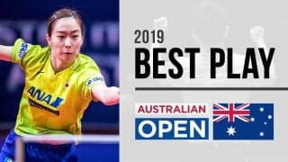 オーストラリアオープン2019 ベストプレー【卓球ジャパン！AWARDS 2】