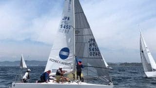 J/24フリートレース再開。第1回関東フリートレース成績