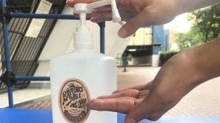 DeNAが球団オリジナル醸造ビールからできた手指消毒用アルコールを提供