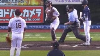 敷田球審の「卍祭りだ」　名物ポーズ連発動画にファン喝采「クセになる」