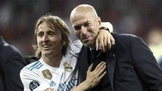 ジダン モドリッチの現役続行を望む「楽しませてもらっている」