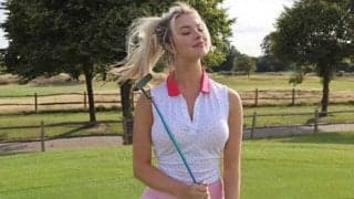 英美女ゴルファーの“股抜きチャレンジ”が30万再生反響「冗談だろ！」「驚いた」