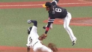 「これすごいわ」鷹・今宮の超絶美技をファン絶賛　“甲斐キャノン”からの“牛若丸タッチ”