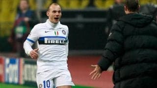 本田圭佑の真下を射抜くスナイデルの強烈FK【ビューティフル・フリーキック】