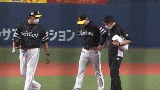 ソフトバンク東浜、打球直撃も「右足打撲」で骨に異常なし　3回1失点で降板