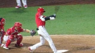 【MLB】大谷翔平が“剛腕撃ち”タイムリー　開幕二刀流へ紅白戦打率.308
