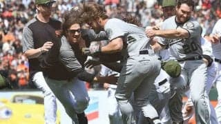 【MLB】マウンド上で殴り合い　3年前の“衝撃大乱闘”に米騒然「このメット投げはひどい」