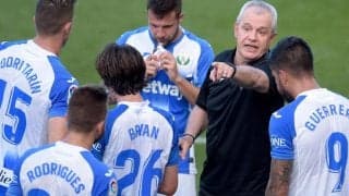 逆転残留を目指すアギーレ監督、王者レアル相手の難局へ「勝つために挑む」