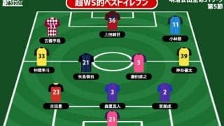 【超WS選定週間ベストイレブン/J1第5節】鹿島の東京五輪世代FWが絶不調のチームを救う!